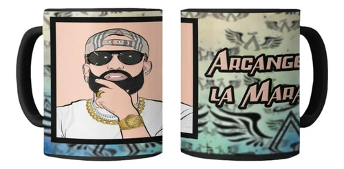 Taza Mágica De Arcangel - Reggaetón Negro Mágica De Arcángel