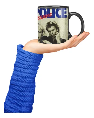 Taza Magica The Police Banda De Rock Roxanne Negro The Police Roxanne