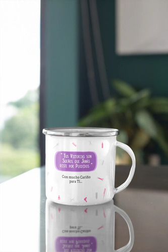 Taza Enlozada Creatividad Y Café - Día De Repostera Blanco Profesión Día De