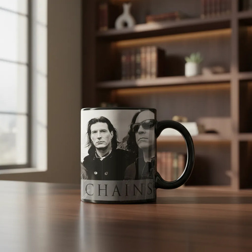 Taza Magica Alice In Cheins Banda De Rock 00 Negro Alice In Cheins Banda De