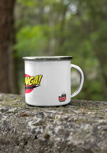 Taza Enlozada Bazinga! - Sorpresa De Sheldon Blanco Bazinga