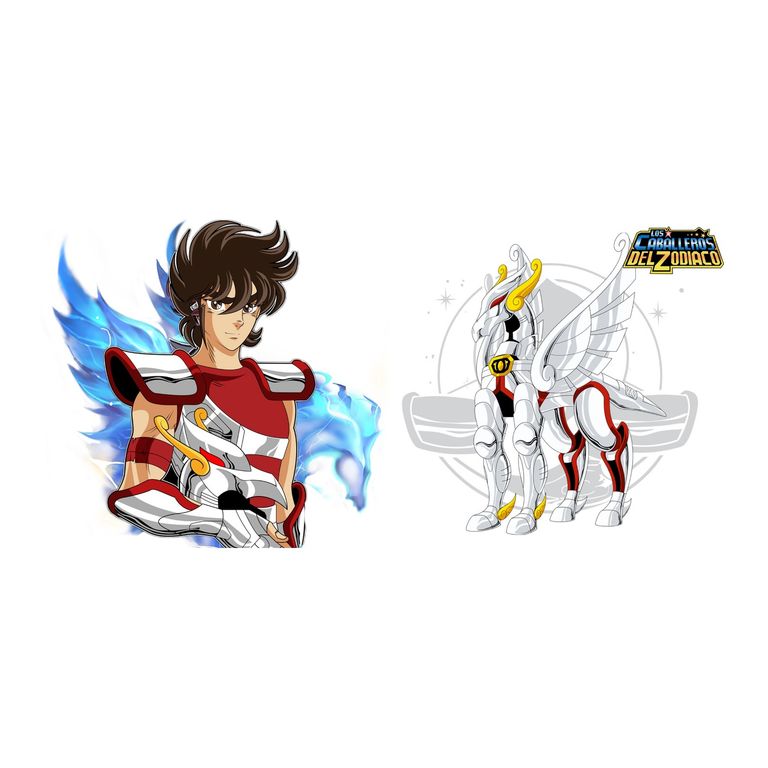 Taza Enlozada Seiya de Pegaso - Espíritu Indomable