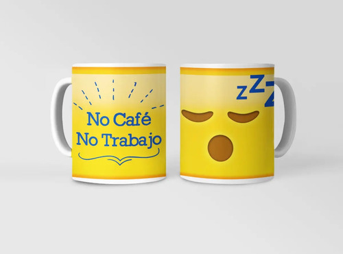 Taza Sin Café, Sin Energía Blanco