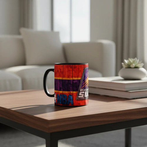 Taza Mágica Phoenix Suns - The Suns Gorilla - Nba Negro Nba