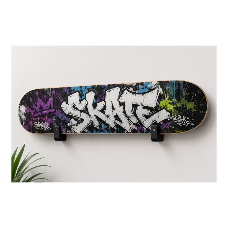 Soporte Skate Pared Rack Tabla Skateboard Muro