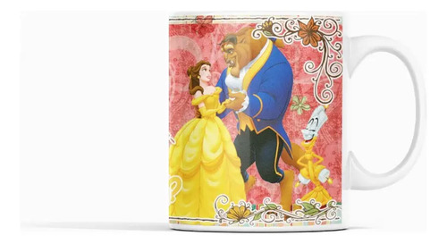 Taza Bella Y La Bestia - Romance Revelado Blanco