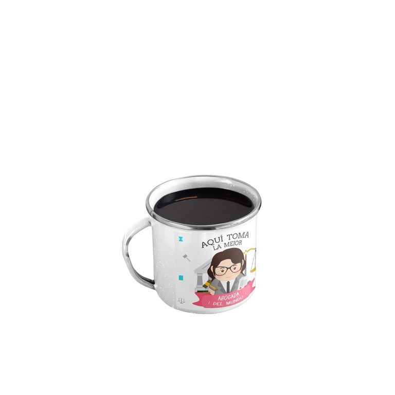 Taza Enlozada Justicia y Java - Abogada