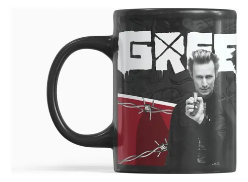 Taza Mágica De Green Day - Bandas De Rock 02 Negro Green Day 02