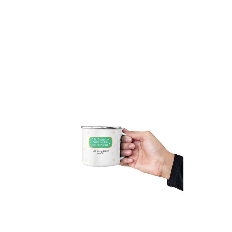 Taza Enlozada Dia Veterinario - Amor Animal y Café