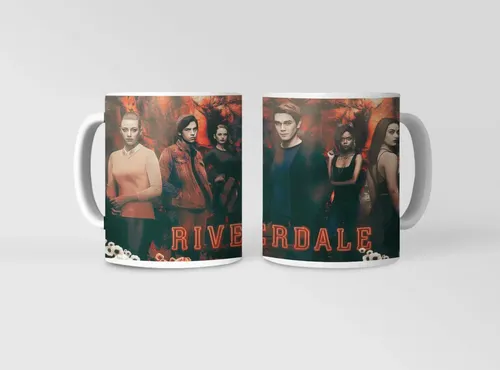 Taza Riverdale - Sombras Y Sospechas Blanco