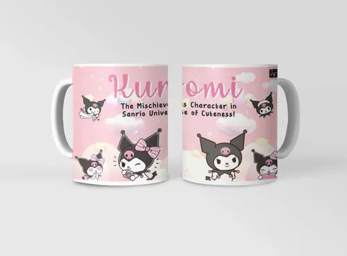 Taza Kuromi Y Sus Caprichos Encantadores Blanco