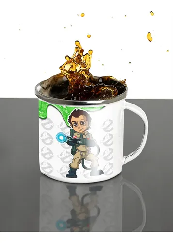 Taza Enlozada Aventuras Con Venkman - Cazafantasmas Blanco Caza Fantasmas