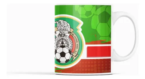 Taza Selección De México Verde Eterna - Futbol Mexicano Blanco