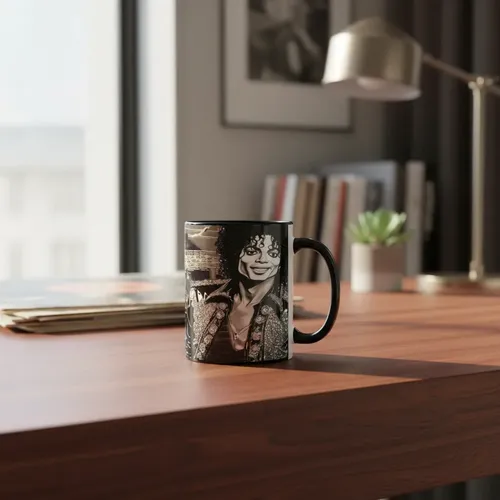 Taza Mágica Michael Jackson Leyenda De La Música Pop Negro Pop