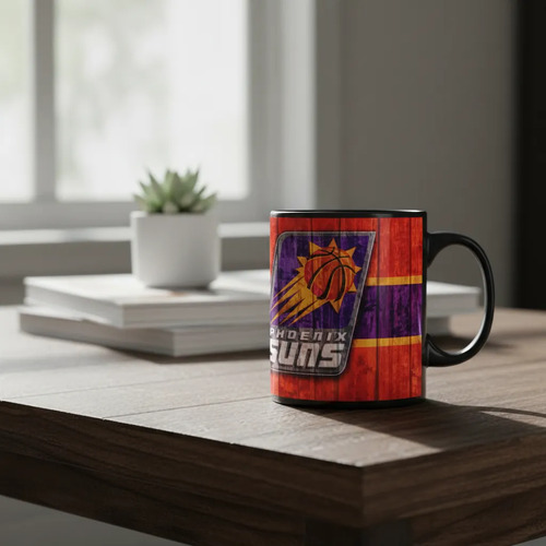 Taza Mágica Phoenix Suns - The Suns Gorilla - Nba Negro Nba