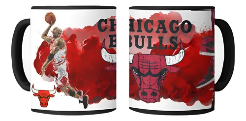 Taza Mágica Michael Jordán The Legend - Nba Negro Nba