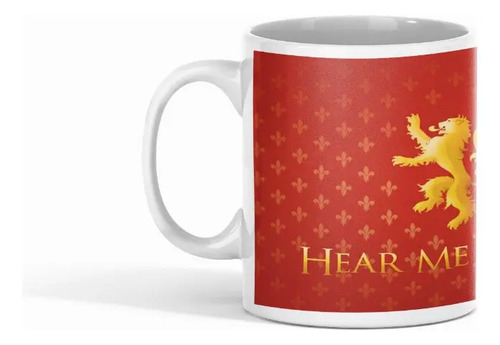 Taza Hear Me Roar - Orgullo De Lannister Blanco