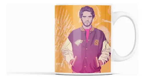 Taza Juego De Tronos - Tronos Con Rob Stark Blanco