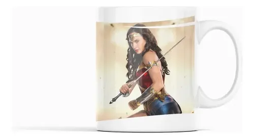 Taza Wonder Woman - Emblema De Valor Blanco