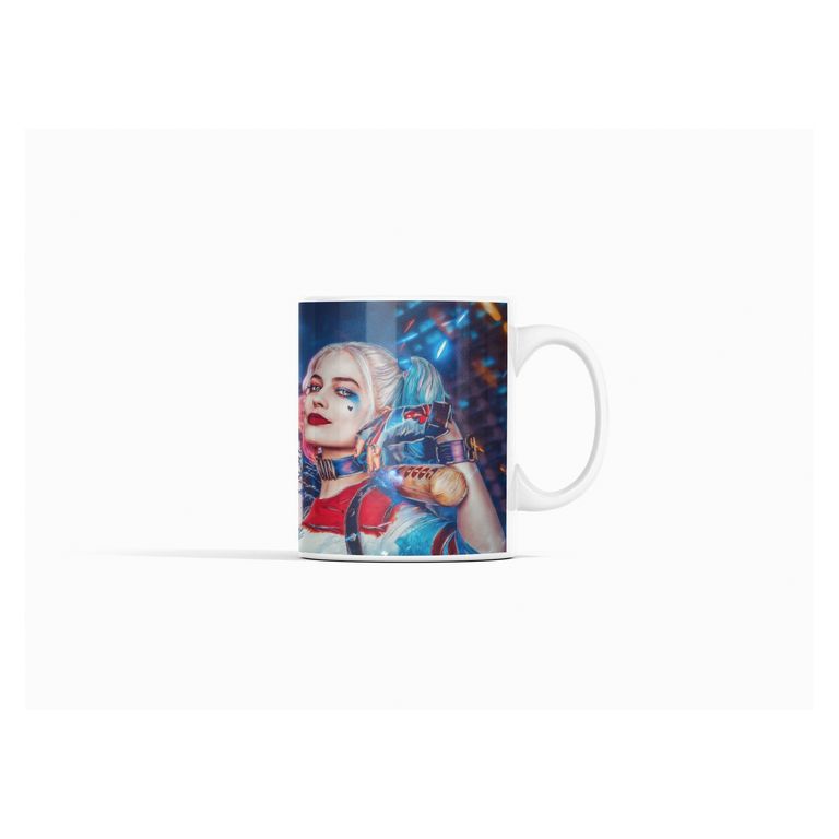 Taza Harley Quinn - Caos Colorido al Calor