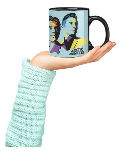 Taza Magica Arctic Monkeys Bandas De Rock Negro Arctic Monkeys