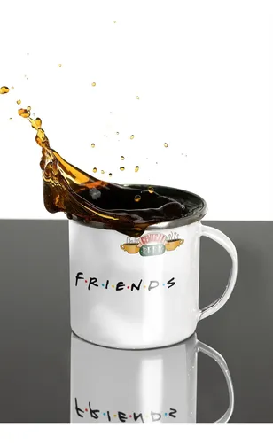 Taza Enlozada Encuentros En Central Park - Friends Blanco Regalo Central Park -