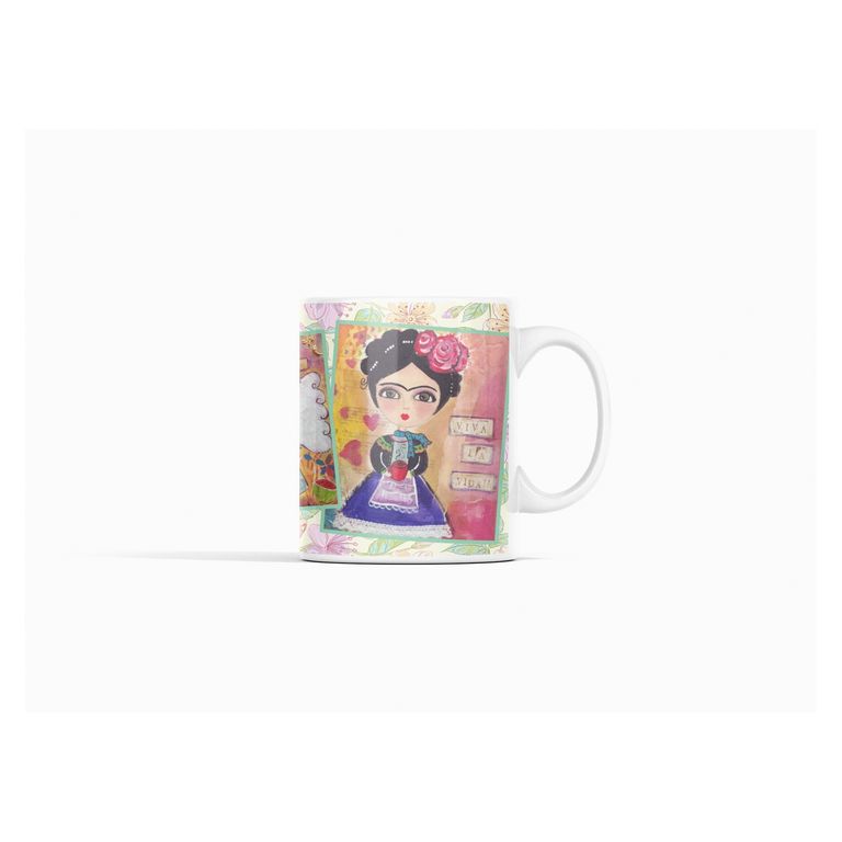 Taza Frida Kahlo Eterna - Arte que No Muere