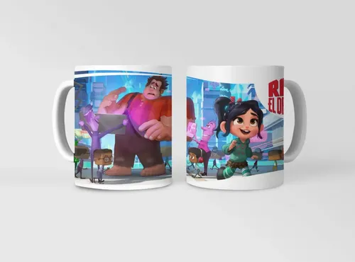 Taza Ralph El Demoledor - Poder Que Aparece Blanco