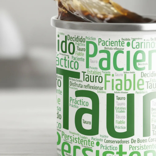Taza Enlozada Tauro - Lealtad Terrenal Blanco
