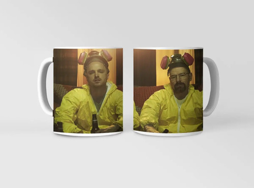 Taza Heisenberg Y Pinkman - Química Que Cambia Blanco