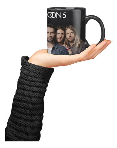 Taza Magica Marron 5 Negro Marron 5