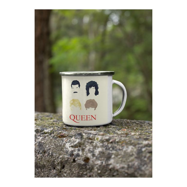 Taza Enlozada Queen - Leyendas del Rock