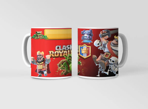 Taza Clash Royale Estrategias Y Héroes Blanco