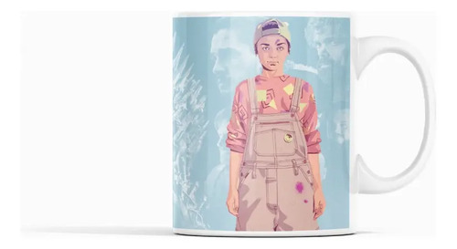 Taza Juego De Tronos - Tronos Que Cambian Con Arya Stark Blanco