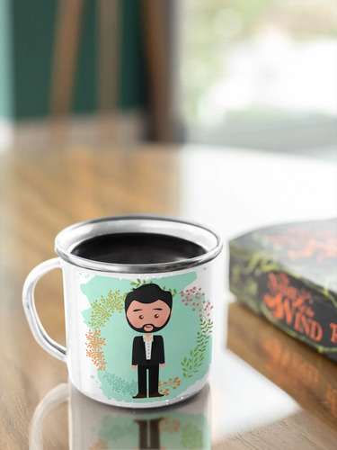 Taza Enlozada Compañeros De Vida - Mrs Y Mrs