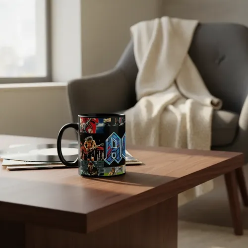 Taza Magica Ac Dc Bandas De Rock Negro Ac Dc