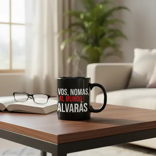 Taza Magica Alma Fuerte Rock Argentino Negro Alma Fuerte Ricardo Iorio