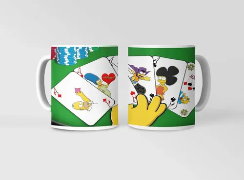 Taza Simpsons - Momentos Memorables Blanco