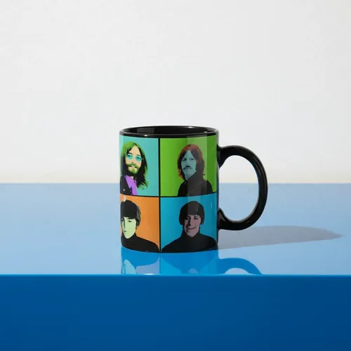 Taza Magica The Beatles Bandas De Rock 05 Negro The Beatles 05