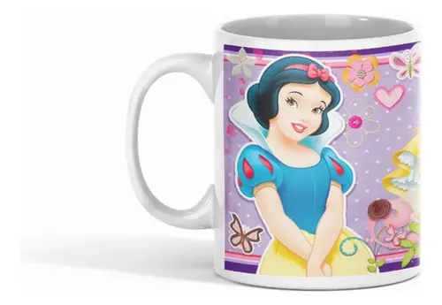 Taza Blanca Nieves Y Los Siete Enanos Blanco