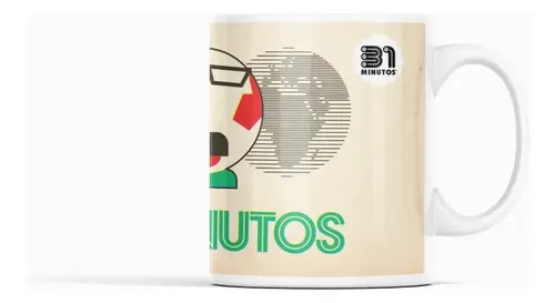 Taza Colección De Personajes De 31 Minutos Única Blanco