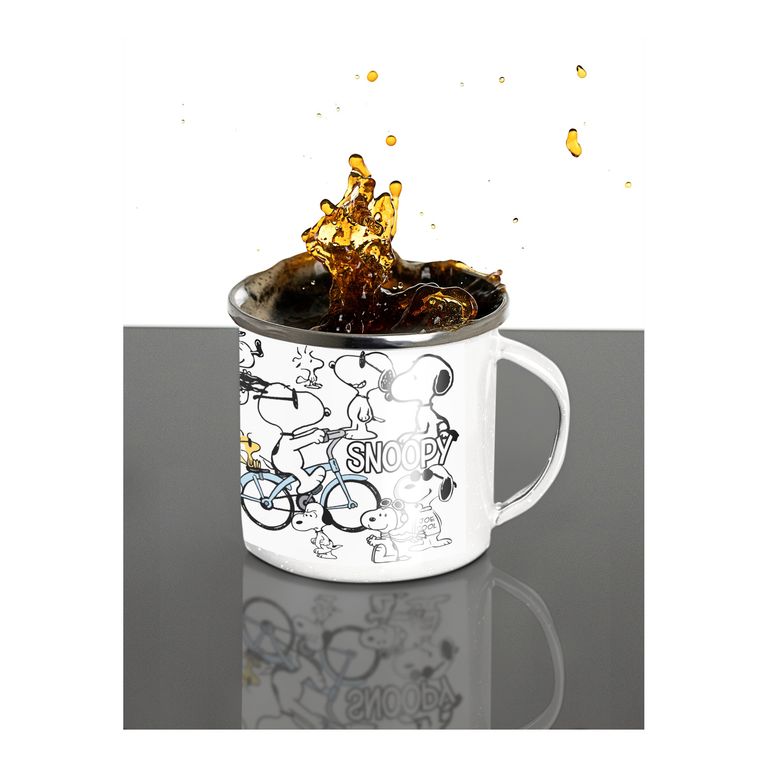 Taza Enlozada Con Snoopy - Días de Alegría