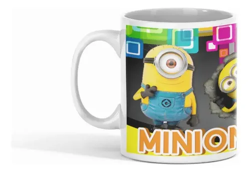 Taza Minions - Travesuras Que Aparecen Blanco
