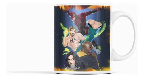 Taza The Defenders - Héroes De La Ciudad Blanco
