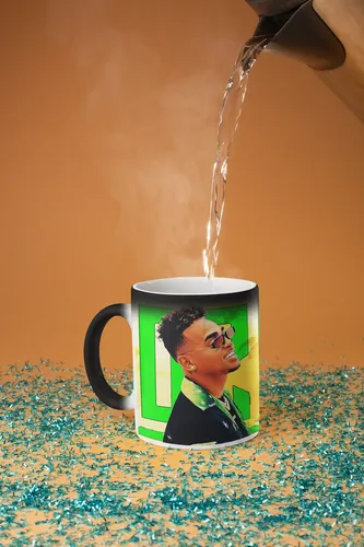 Tazas Magica Reggaetoon Ozuna Negro Ozuna