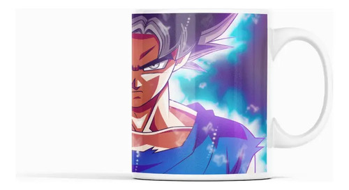 Taza Ultra Instinct Goku - Poder Desatado Blanco