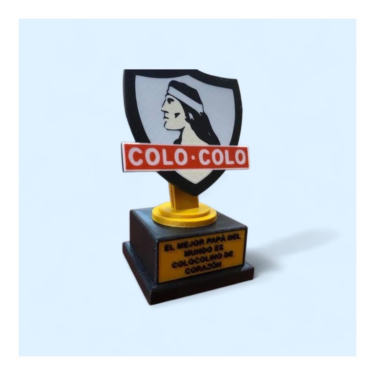 Trofeo Colo Colo Mejor Papá Regalo Fútbol Chileno