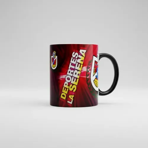 Taza Mágica Club De Deportes La Serena - Futbol Chileno Negro Fútbol