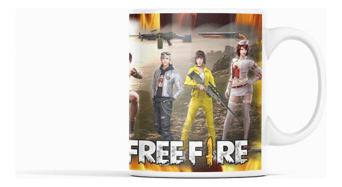 Taza Fortnite - Para Gamers Y Fans De La Batalla Real Blanco