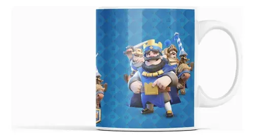 Taza El Reino De Clash Royale Al Descubierto Blanco